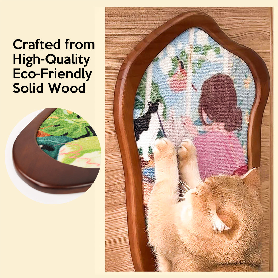 HOOMLET® Wall Mounted Cat Scratcher