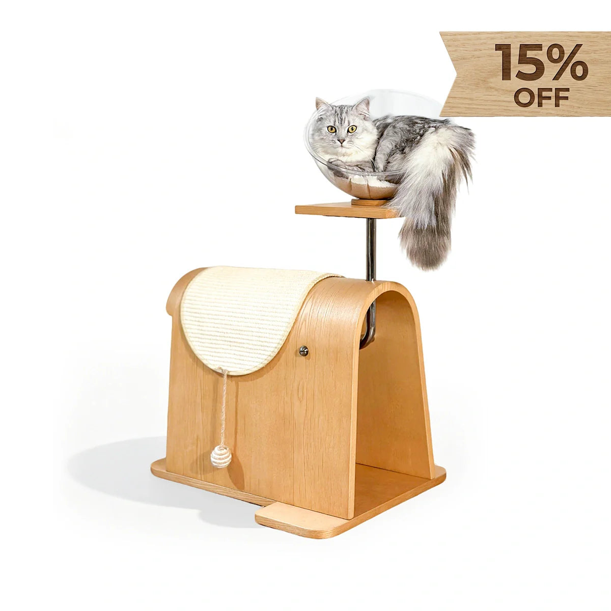 HOOMLET® Voro Cat Scratcher with Rotatable Bed