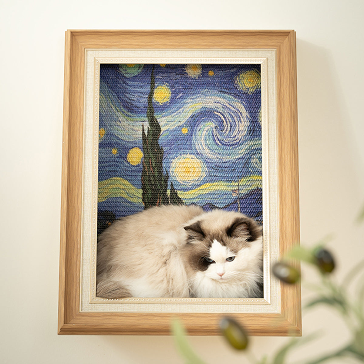 HOOMLET® Wooden Frame Sisal Cat Scratcher