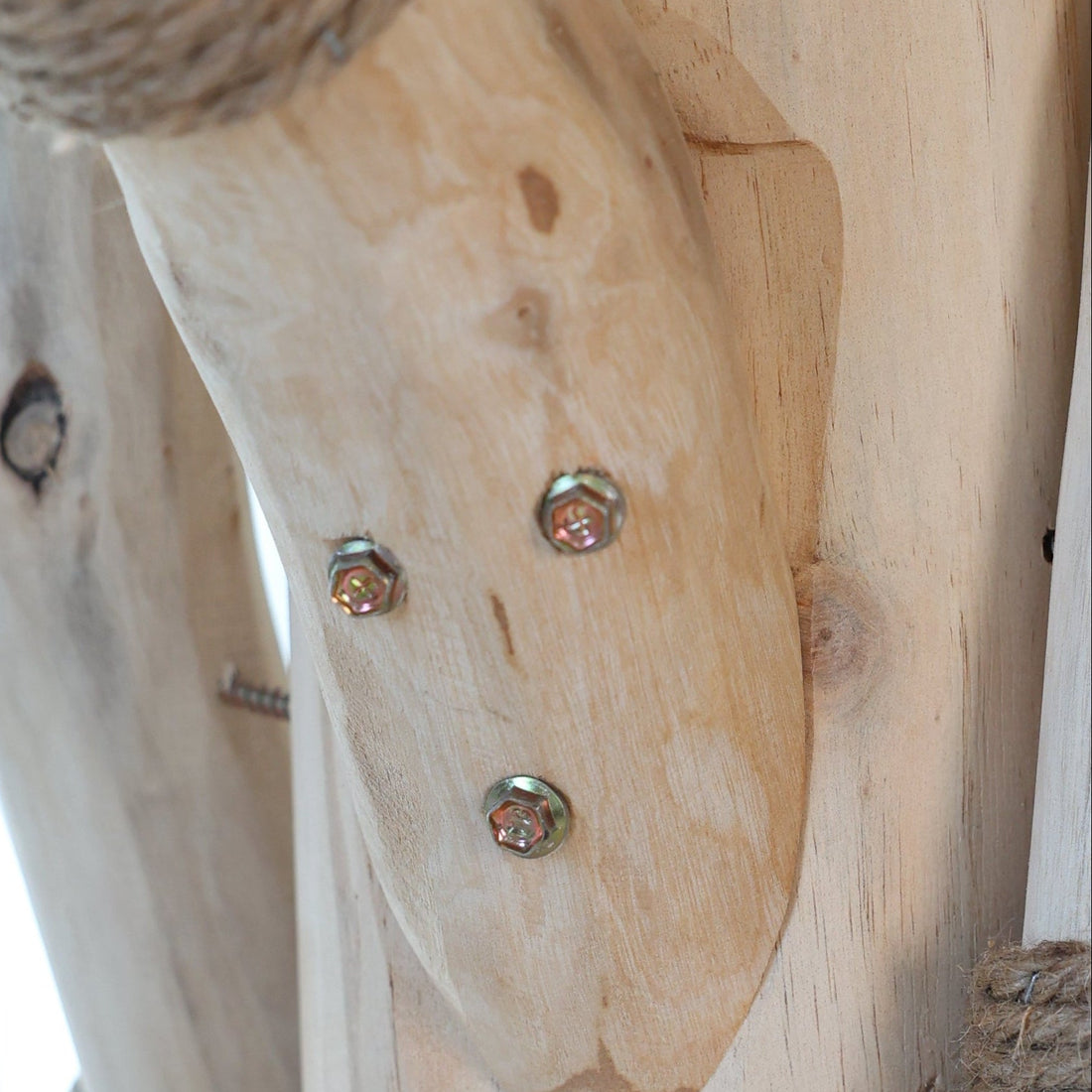 Natural solid wood branches handcrafted for the HOOMLET Tree Inspired Cat Tower.
