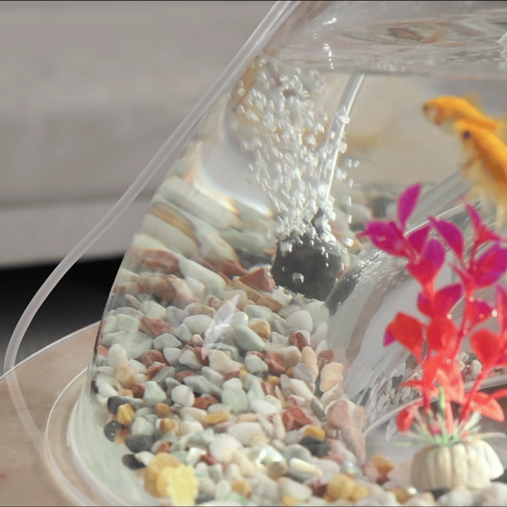 Advanced filtration system for HOOMLET Aquarium Pro XL Cat Bed with built-in water filter, oxygen pump and easy water change