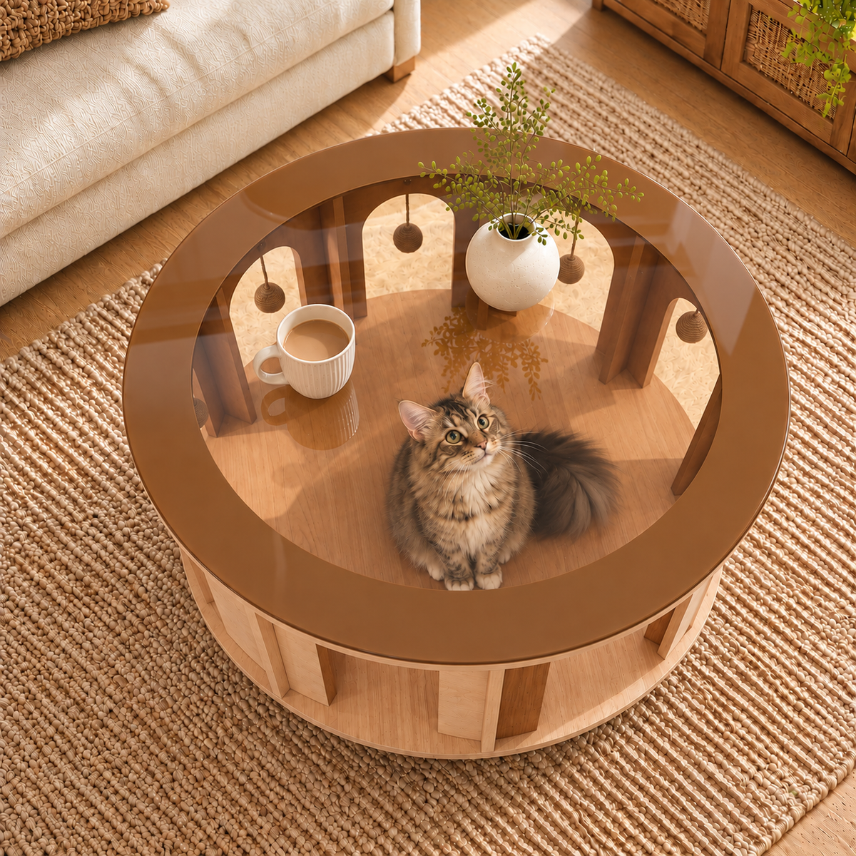 HOOMLET® Archway Cat Coffee Table