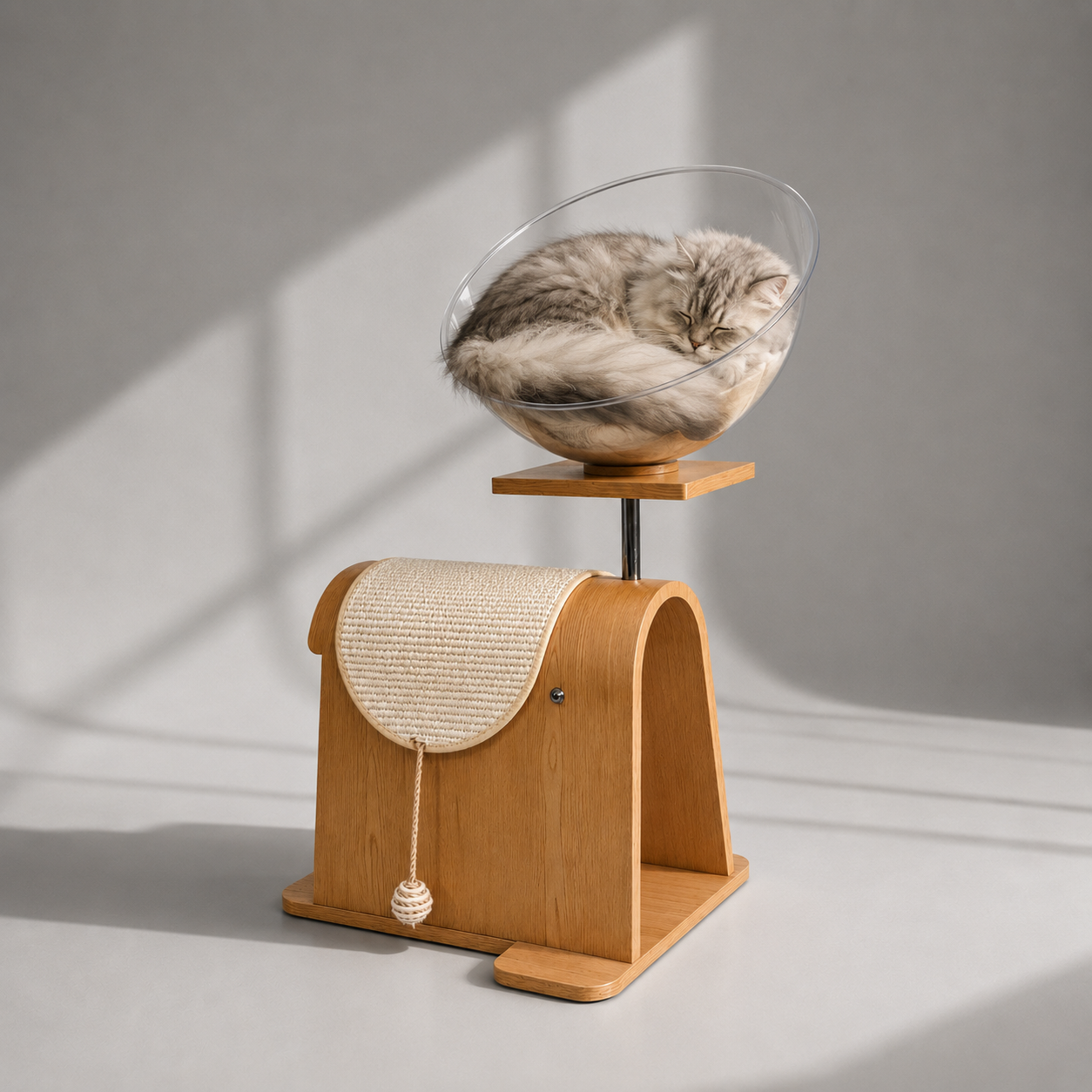 HOOMLET® Voro Rocking Horse Cat Side Table