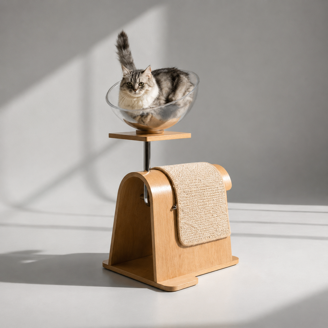 HOOMLET® Voro Rocking Horse Cat Side Table